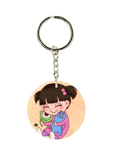 Cartoon Character Printed Keychain