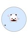 Panda Printed Fridge Magnet Multicolour