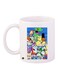 Cartoon Printed Coffee Mug White/Yellow/Beige 11ounce