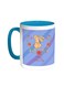 Happy Mother's Day Printed Coffee Mug Turquoise/White 11ounce