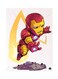 Iron Man Metal Plate Poster Multicolour 15 x 20cm