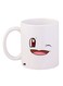 Cartoon Printed Coffee Mug White/Pink 11ounce