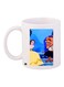 Cartoon Printed Coffee Mug White/Blue/Yellow