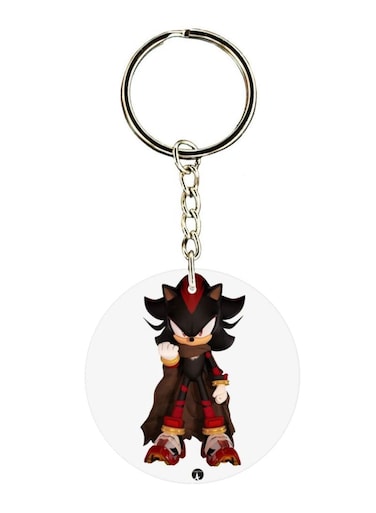 Double Sided Sonic Printed Keychain