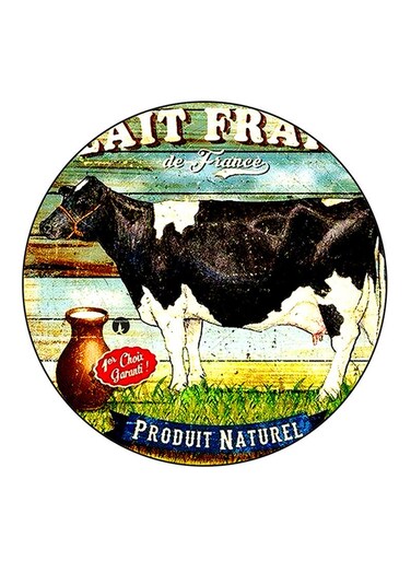 Vintage Art Printed Fridge Magnet Multicolour