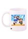 Cartoon Character Printed Mug White/Blue/Yellow Standard Size