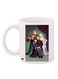 Frozen Anna And Kristoff Family Printed Coffee Mug White/Green/Purple 11ounce