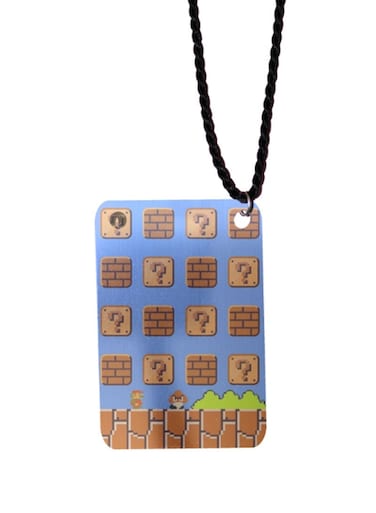 Super Mario Printed Car Mirror Pendant