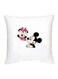 Mickey Mouse Printed Decorative Cushion White/Red/Black 16x16inch