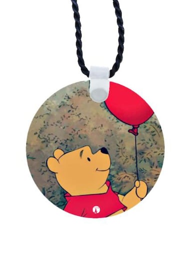 Winnie The Pooh Printed Car Mirror Pendant