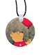Winnie The Pooh Printed Car Mirror Pendant