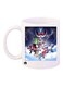 Sonic Printed Coffee Mug White/Blue/Red
