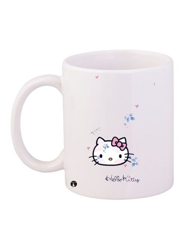 Cartoon Printed Coffee Mug White/Pink/Black
