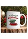 Merry Christmas 11oz Ceramic Coffee Mug - Insulated, Reusable with Handle - Perfect Gift for Friends, Family, Coworkers - Festive Xmas Designs