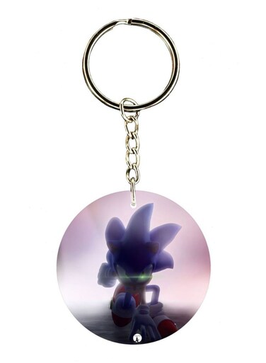 Sonic Double Side Printed Keychain