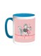 Happy Mother's Day Printed Coffee Mug Turquoise/White 11ounce