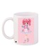 Anime Doll Printed Coffee Mug White/Pink/Beige