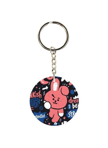 Cartoon Themed Single Sided Key Chain