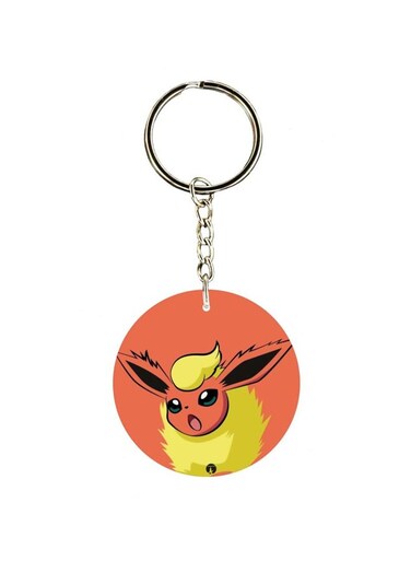 Cartoon Themed Single Sided Keychain