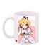 Queen Printed Coffee Mug White/Pink/Beige