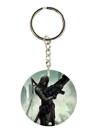 Assasins Creed Double Side Printed Keychain