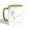 Happy Friendship Day Printed Coffee Mug, Green 11 Ounce