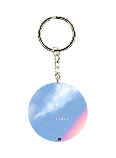 Proud Printed Double Sided Keychain