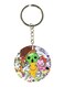 Anime Digimon Double Side Printed Keychain