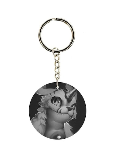 Digimon Anime Printed Keychain