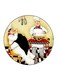 Chef Printed Fridge Magnet Multicolour 5.5 x 5.5cm