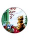 Cat Printed Fridge Magnet Multicolour