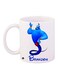Brandon Printed Coffee Mug White/Blue/Orange 11ounce