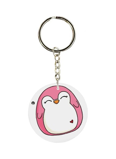 Penguin Printed Keychain