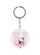 Hello Kitty Letter U Printed Keychain