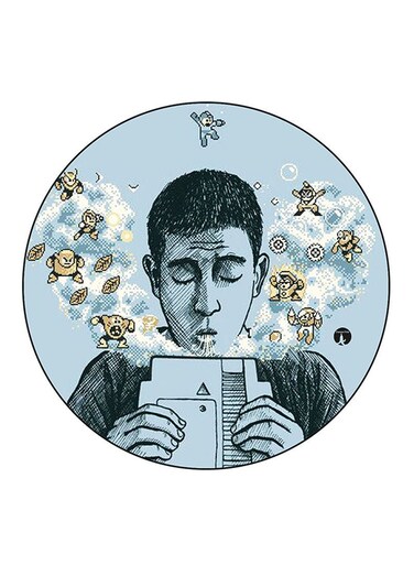 A Boy Printed Fridge Magnet Multicolour