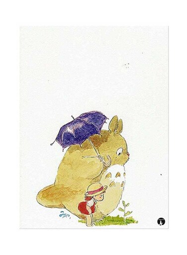 Studio Ghibli Metal Plate Poster Multicolour 15x20centimeter