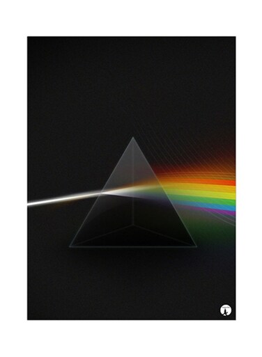 Pink Floyd Metal Plate Poster Multicolour 15x20centimeter