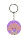 Cartoon Printed Double Sided Keychain