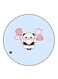 Panda Printed Fridge Magnet Multicolour