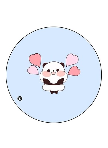Panda Printed Fridge Magnet Multicolour