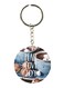 Double Sided English Phrases Printed Keychain