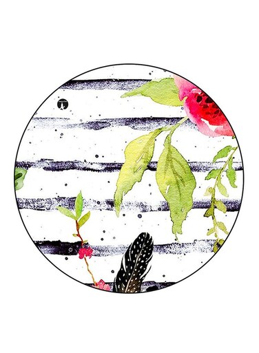 Flowers Printed Fridge Magnet Multicolour