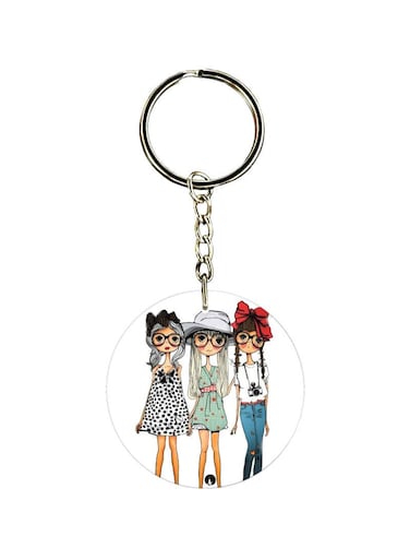 Girls Printed Keychain