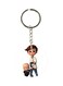Double Sided Cartoon Printed Keychain