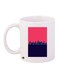 City Printed Coffee Mug White/Pink/Blue 11ounce