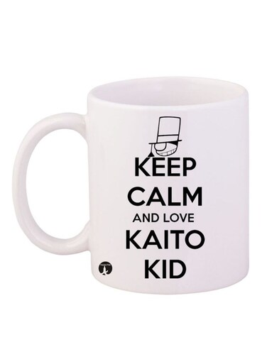 Detective Conan Printed Mug White/Black 12ounce