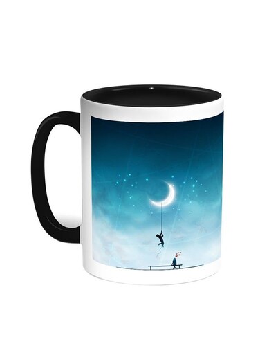 Design A Painting Printed Coffee Mug Black/White 11ounce