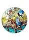 Regular Show Printed Fridge Magnet Round Multicolour