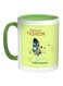 Meaning Of Fashion Printed Coffee Mug Light Green/White/Red 11ounce
