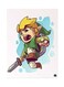 Video Game Legend Zelda Metal Plate Poster Multicolour 15x20centimeter
